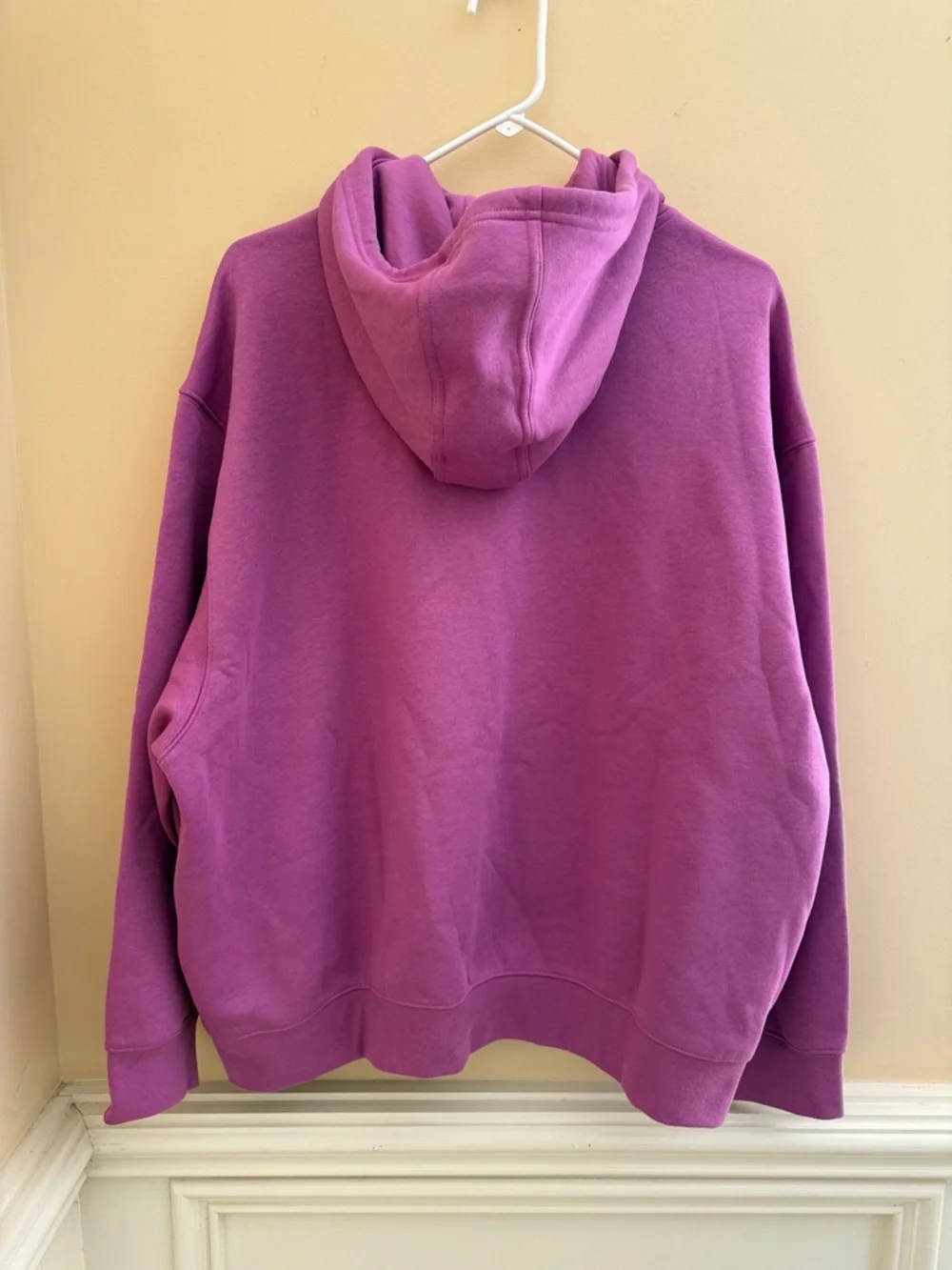 Adidas Originals Essentials Oversized‎ Fleece Hoodie in Aurora Plum Purple